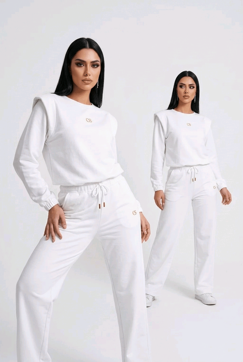 CS Jogginganzug Weiss - Milano Royal Boutique