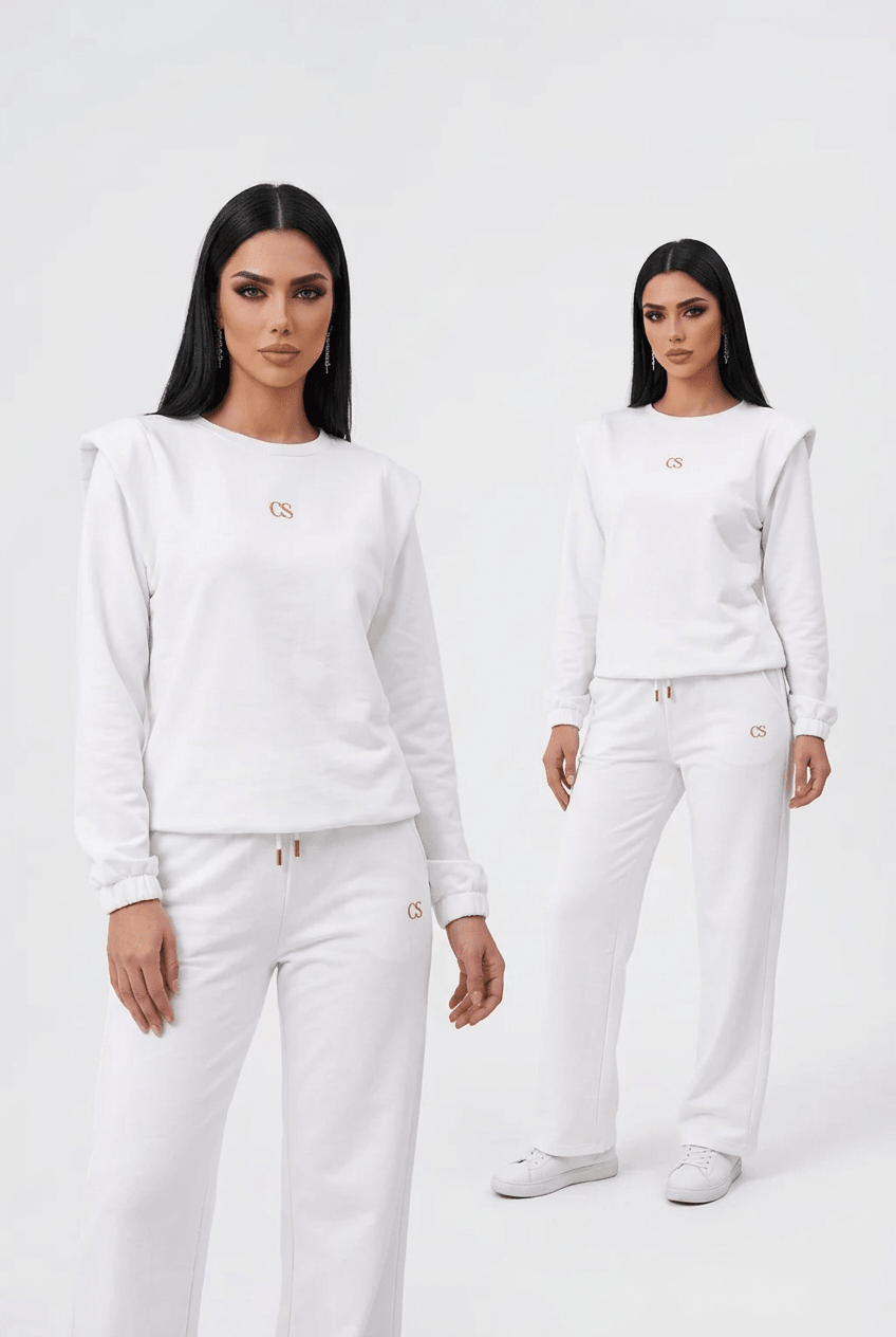 CS Jogginganzug Weiss - Milano Royal Boutique