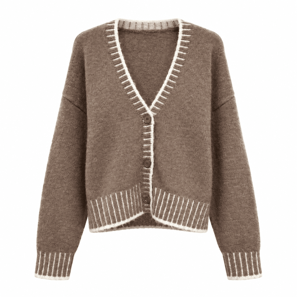 Damen Cardigan Tofi – Kuscheliger Strickcardigan - Milano Royal Boutique