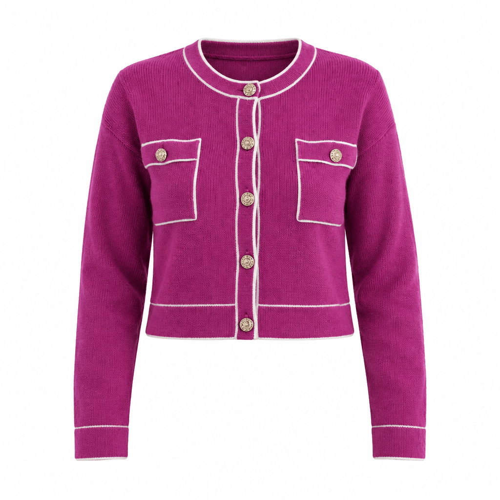 Damen-Cardigan Tuti – Strickjacke aus Italien - Milano Royal Boutique