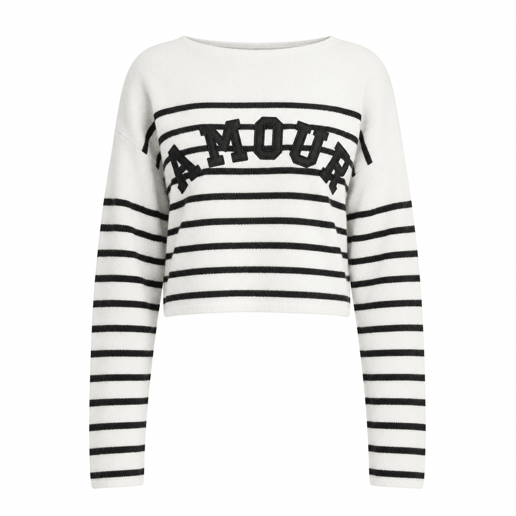 Damen-Pullover Amour – vielseitiger Strick aus Italien - Milano Royal Boutique