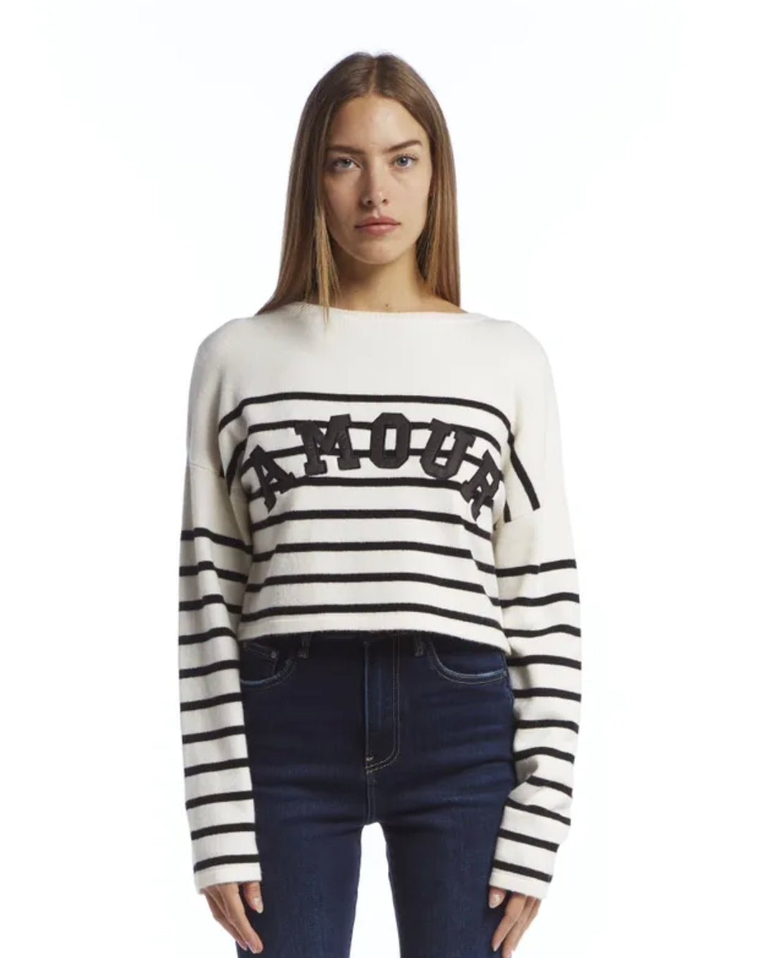 Damen-Pullover Amour – vielseitiger Strick aus Italien - Milano Royal Boutique