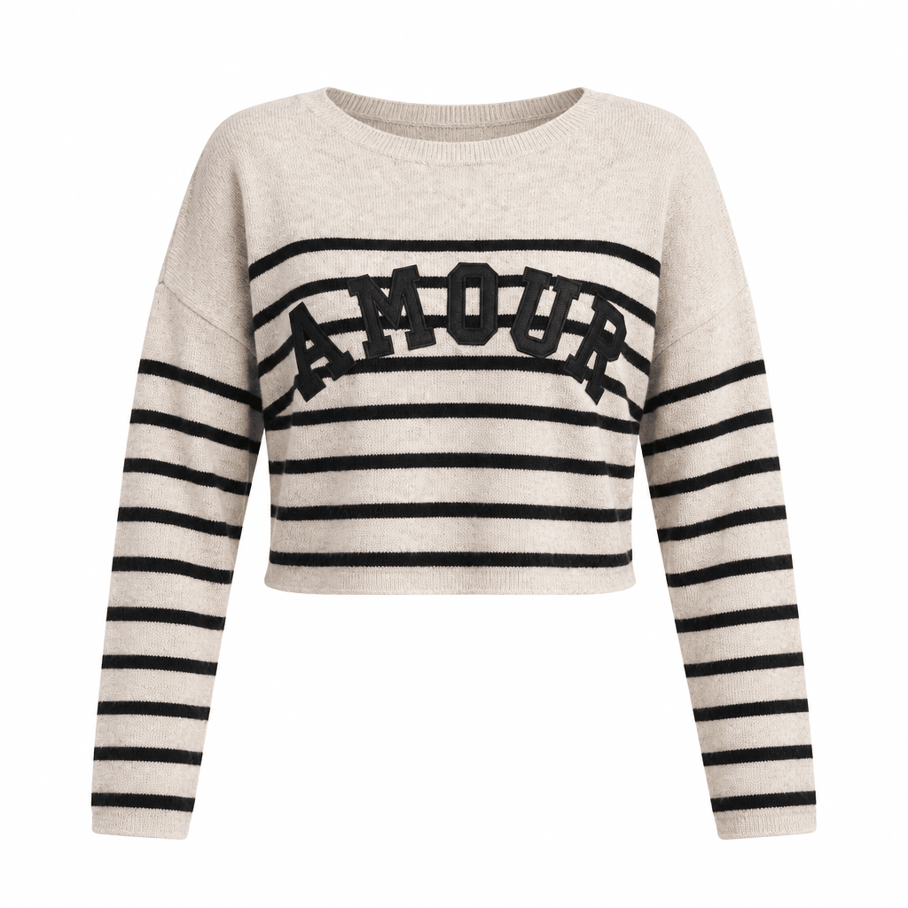 Damen-Pullover Amour – vielseitiger Strick aus Italien - Milano Royal Boutique