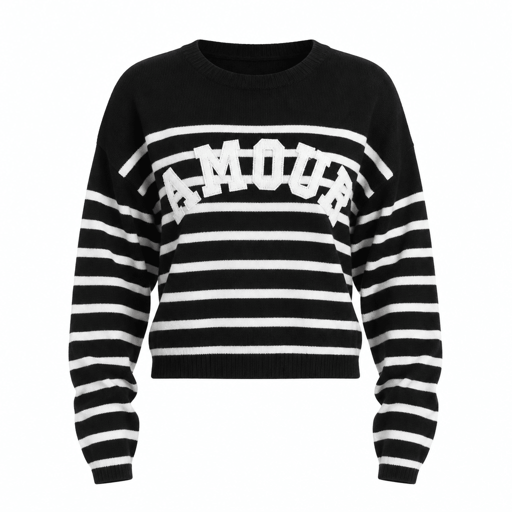 Damen-Pullover Amour – vielseitiger Strick aus Italien - Milano Royal Boutique