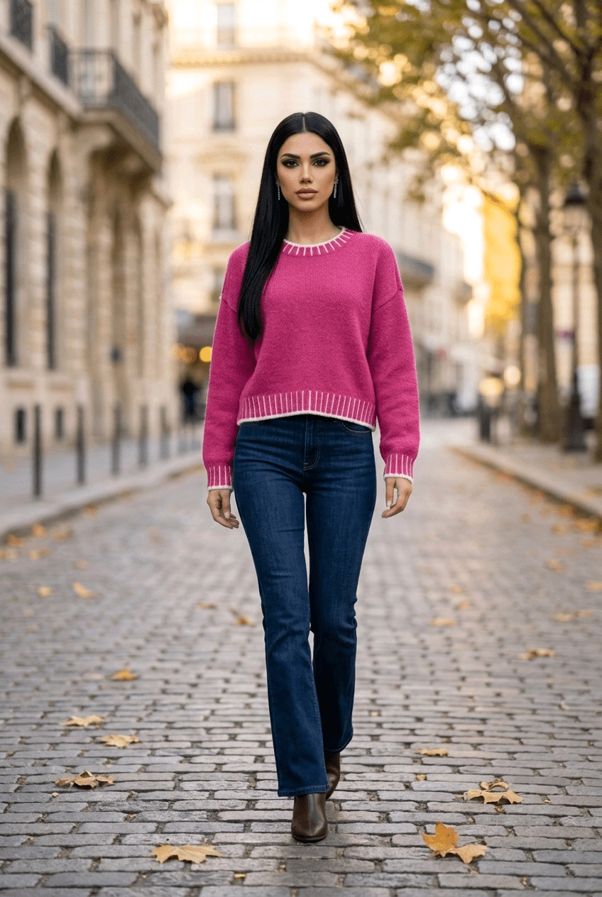 Damen-Pullover Bella – kuscheliger Strick aus Italien - Milano Royal Boutique