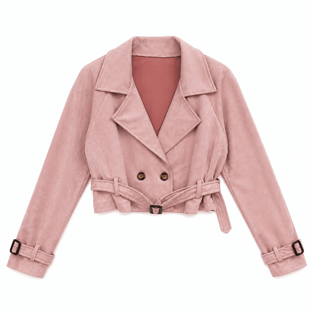 Jacke Wild – Kurze Wildleder-Optik Jacke | Made in Italy - Milano Royal Boutique