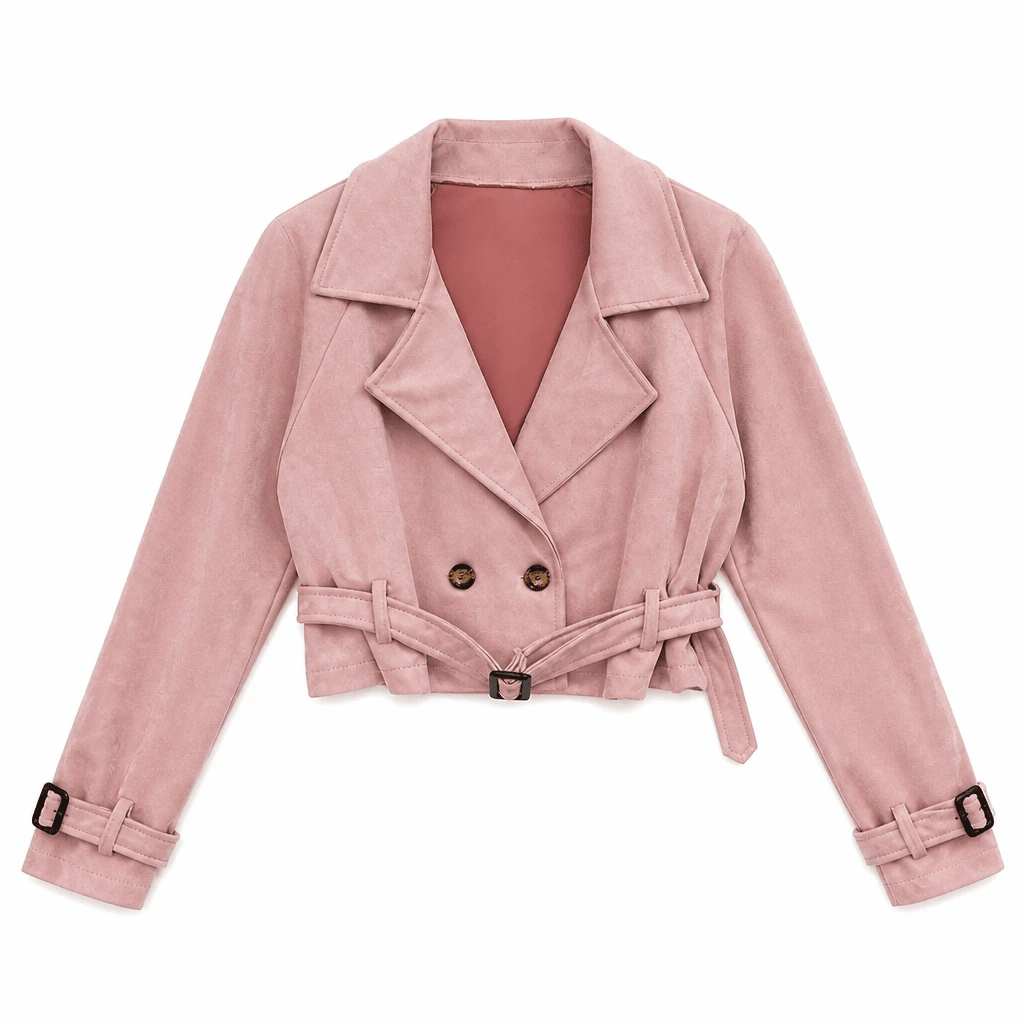 Jacke Wild – Kurze Wildleder-Optik Jacke | Made in Italy - Milano Royal Boutique