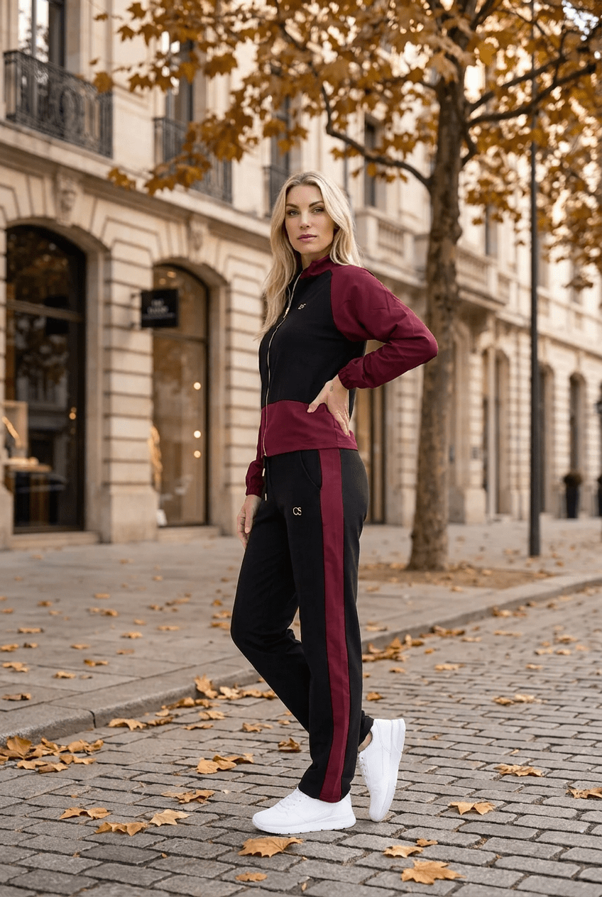 Jogginganzug Damen – Loungewear Set mit goldenen Details | Milano Royal Boutique - Milano Royal Boutique