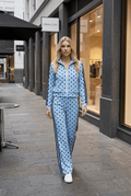 Jogginganzug Punkte/Blau/ - Milano Royal Boutique