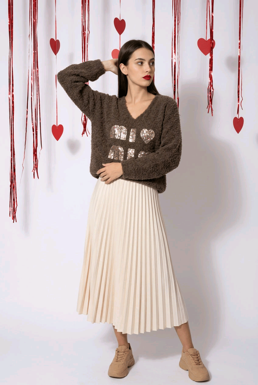 Mi Mi Teddy Pullover - Milano Royal Boutique