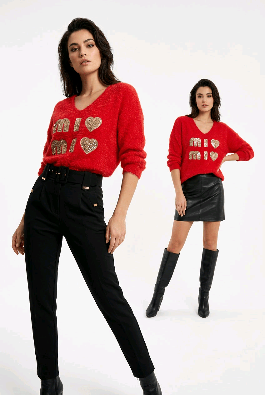 Mi Mi Teddy Pullover - Milano Royal Boutique
