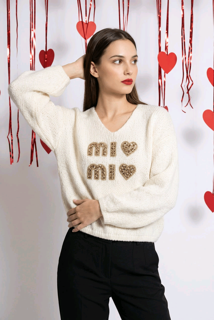 Mi Mi Teddy Pullover - Milano Royal Boutique