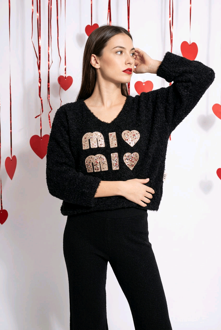 Mi Mi Teddy Pullover - Milano Royal Boutique