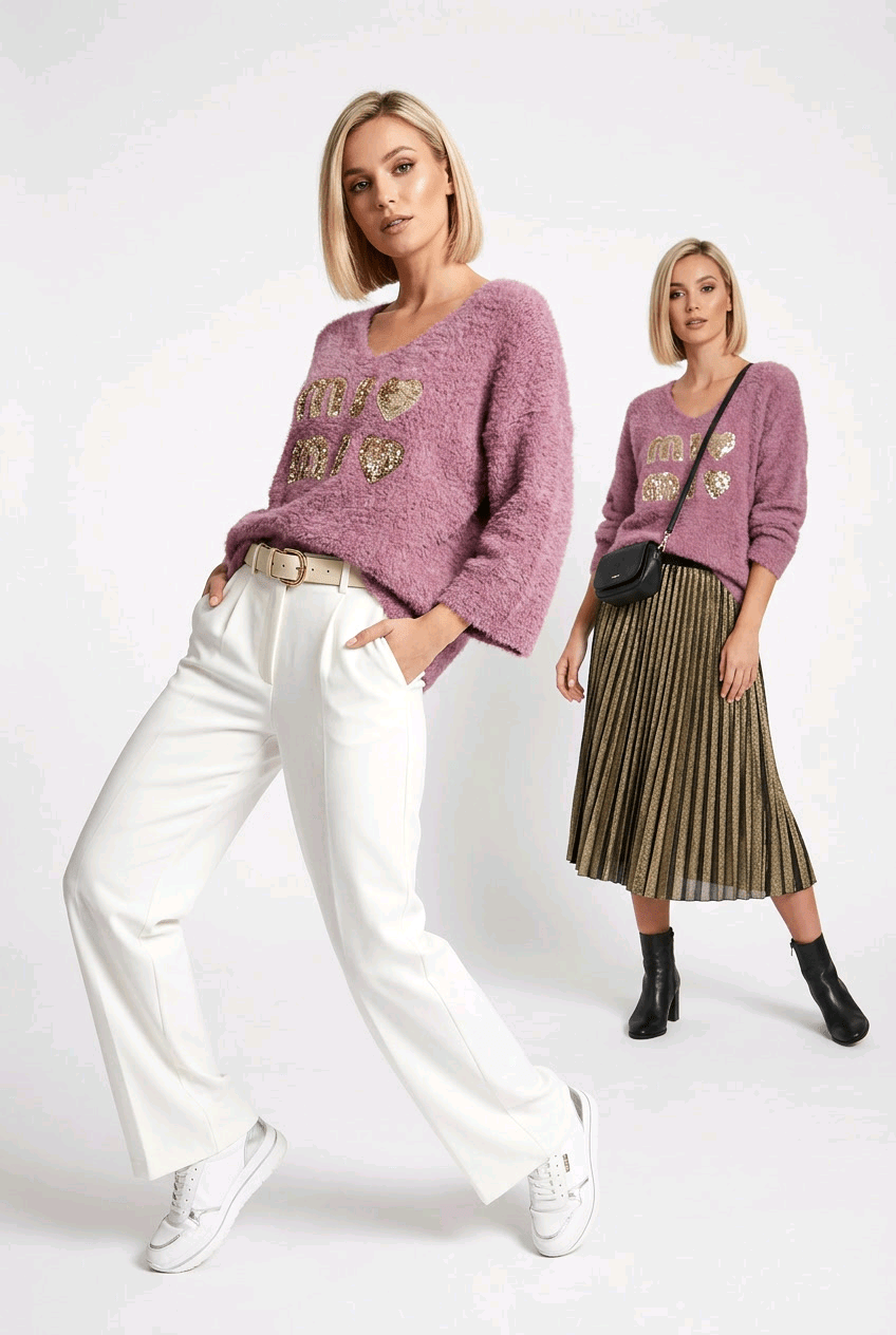 Mi Mi Teddy Pullover - Milano Royal Boutique