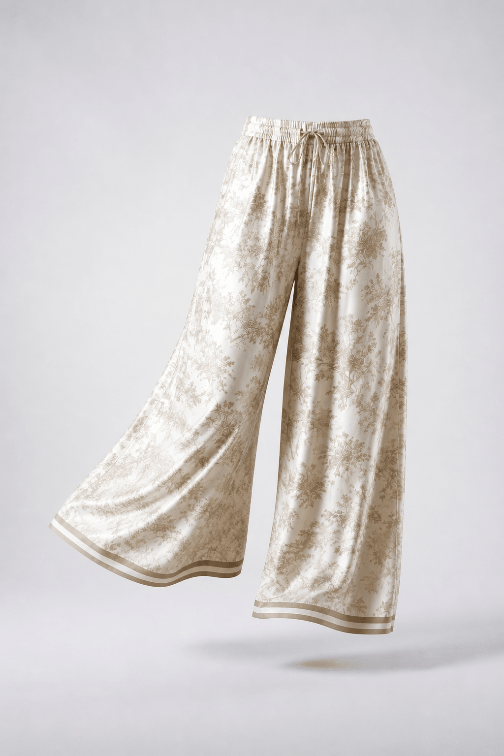 Palazzo Hosen Satin/Viskose/ - Milano Royal Boutique