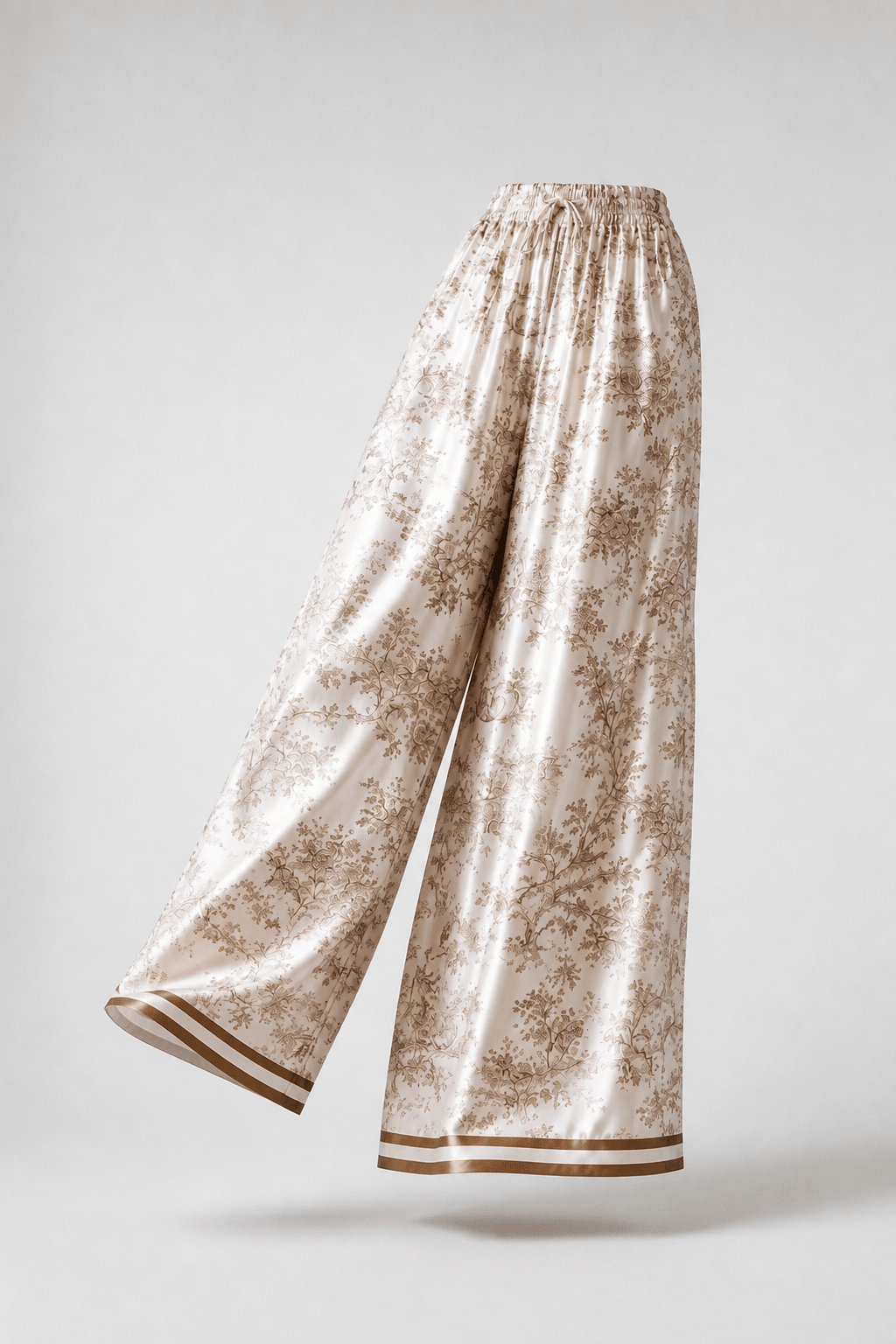 Palazzo Hosen Satin/Viskose/ - Milano Royal Boutique