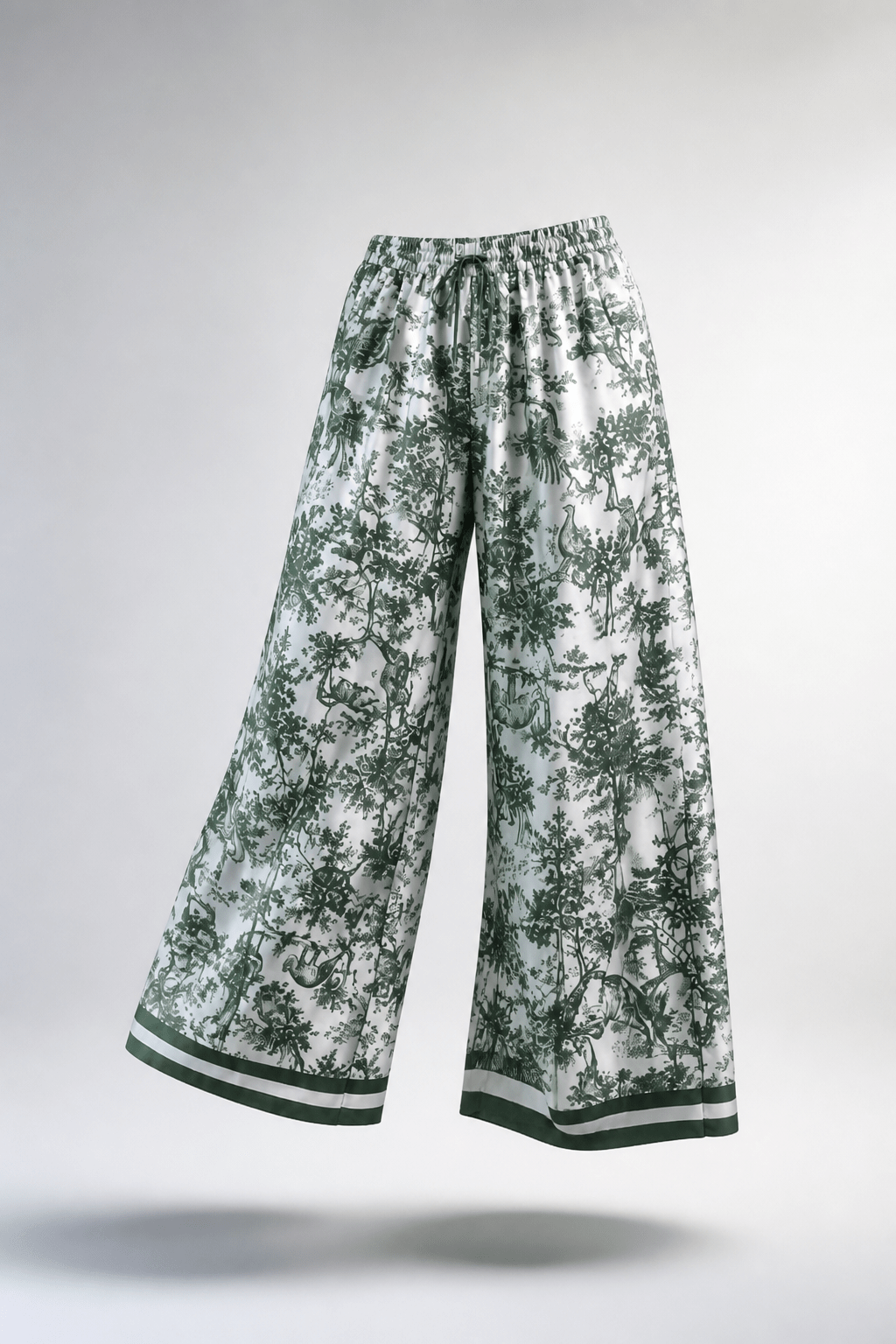 Palazzo Hosen Satin/Viskose/ - Milano Royal Boutique