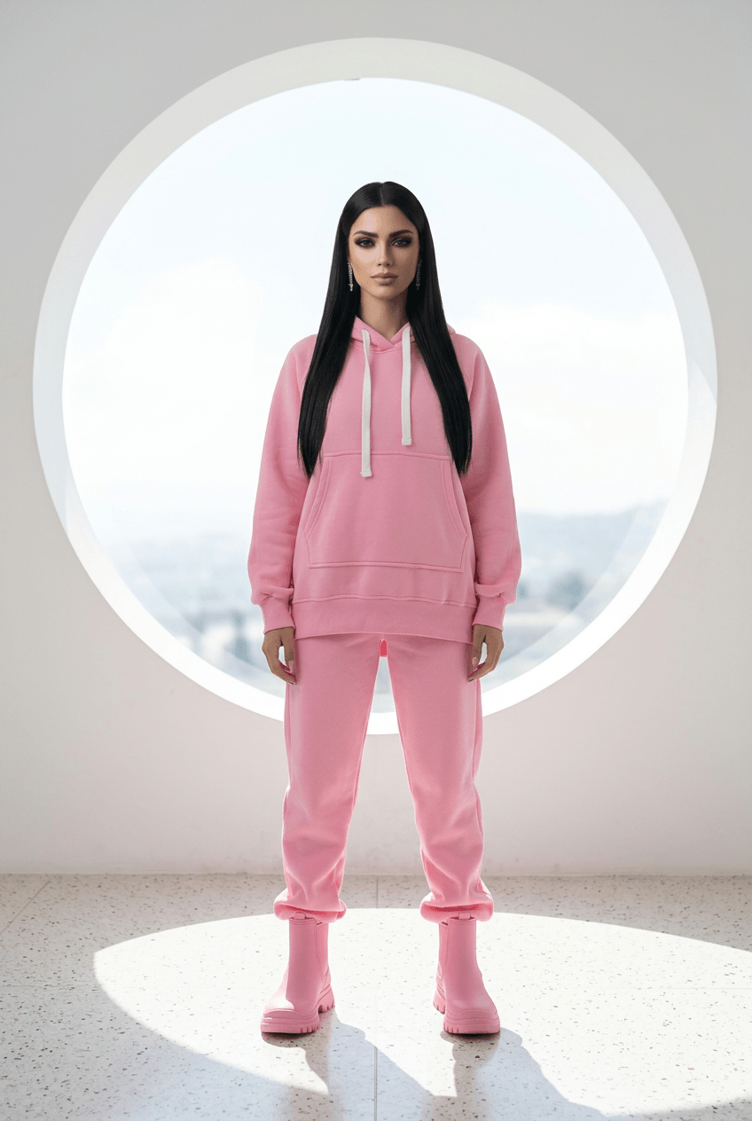 Pinky Jogginganzug Set Damen – Lässiges Sportoutfit - Milano Royal Boutique