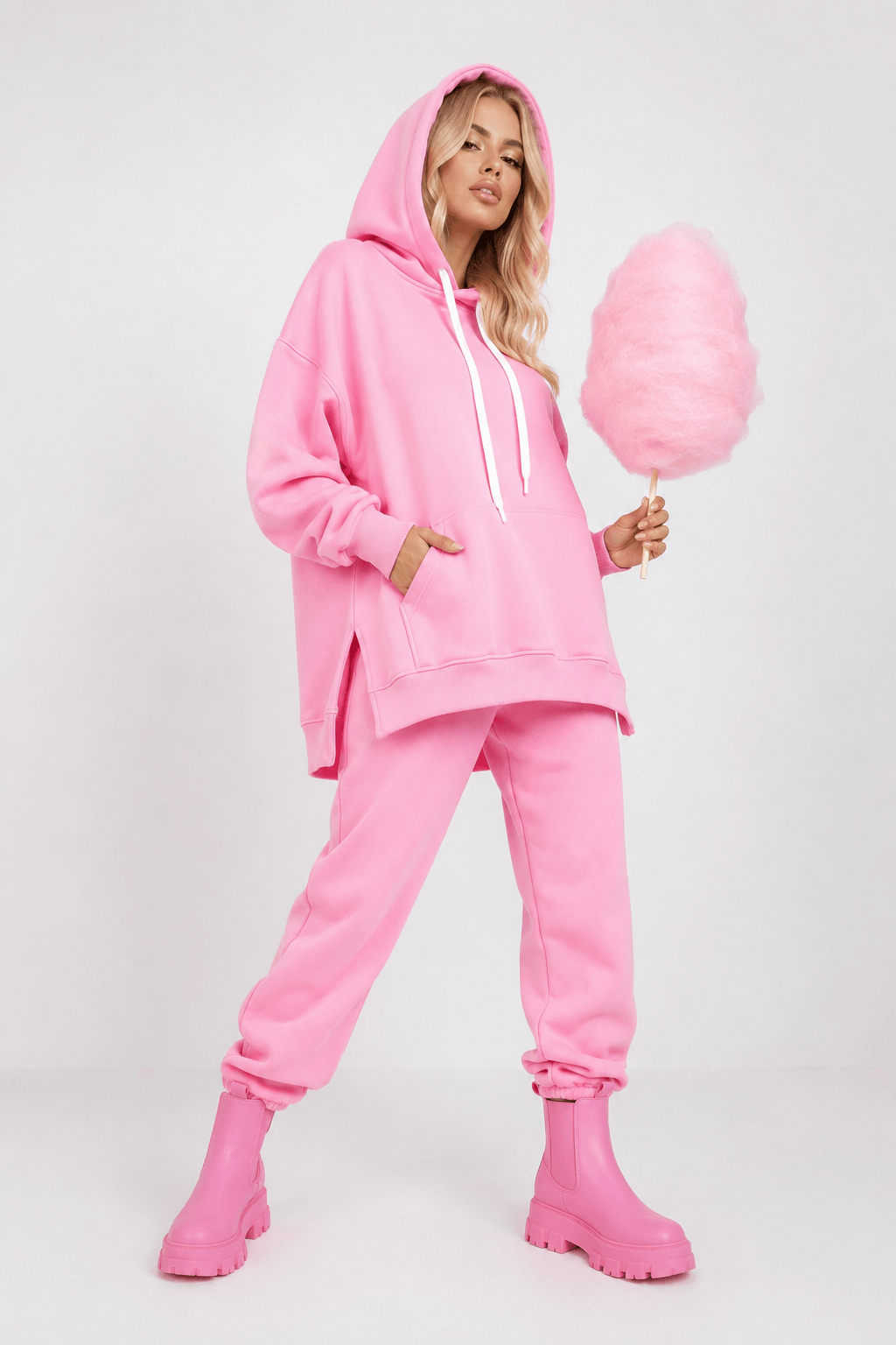 Pinky Jogginganzug Set Damen – Lässiges Sportoutfit - Milano Royal Boutique