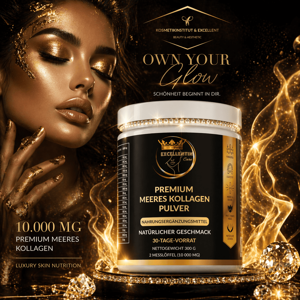 Premium Meeres-Kollagen Pulver – 10.000 mg | EXCELLENTIN CARE - Milano Royal Boutique