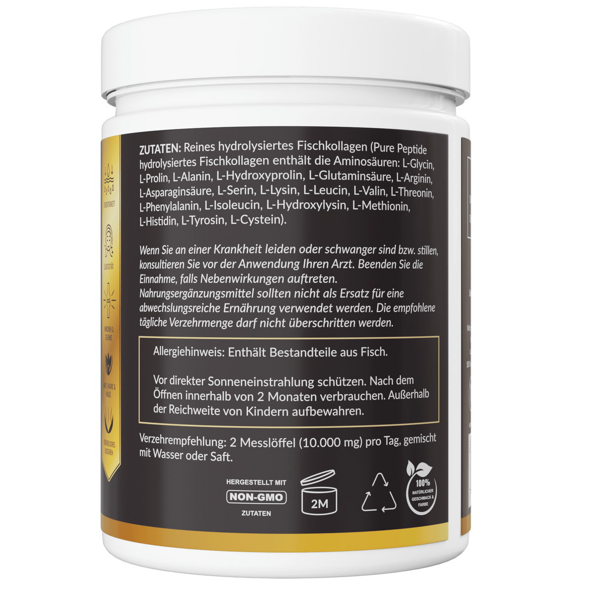 Premium Meeres-Kollagen Pulver – 10.000 mg | EXCELLENTIN CARE - Milano Royal Boutique