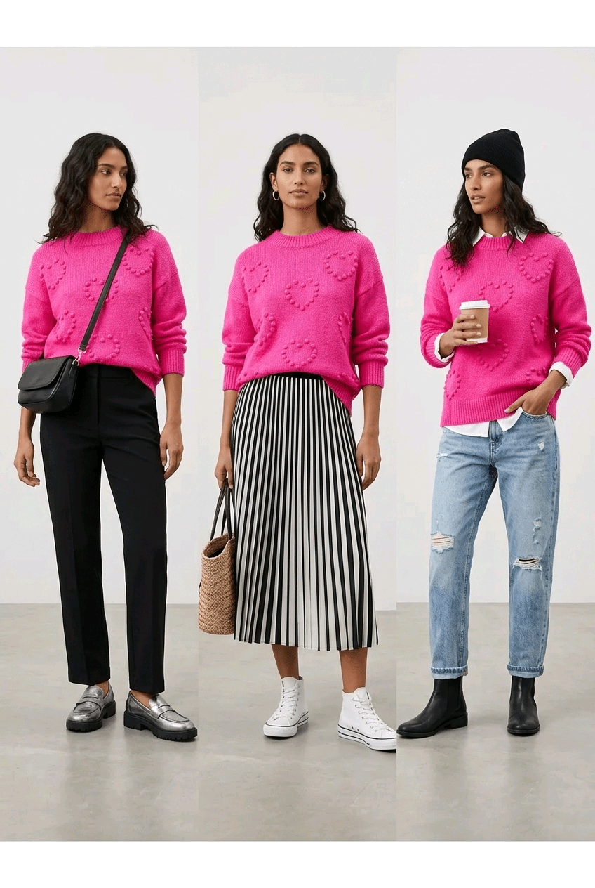 Pullover Sweet – Oversize Damen Sweatshirt | Einheitsgröße M–XL - Milano Royal Boutique