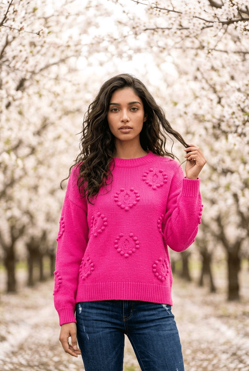 Pullover Sweet – Oversize Damen Sweatshirt | Einheitsgröße M–XL - Milano Royal Boutique