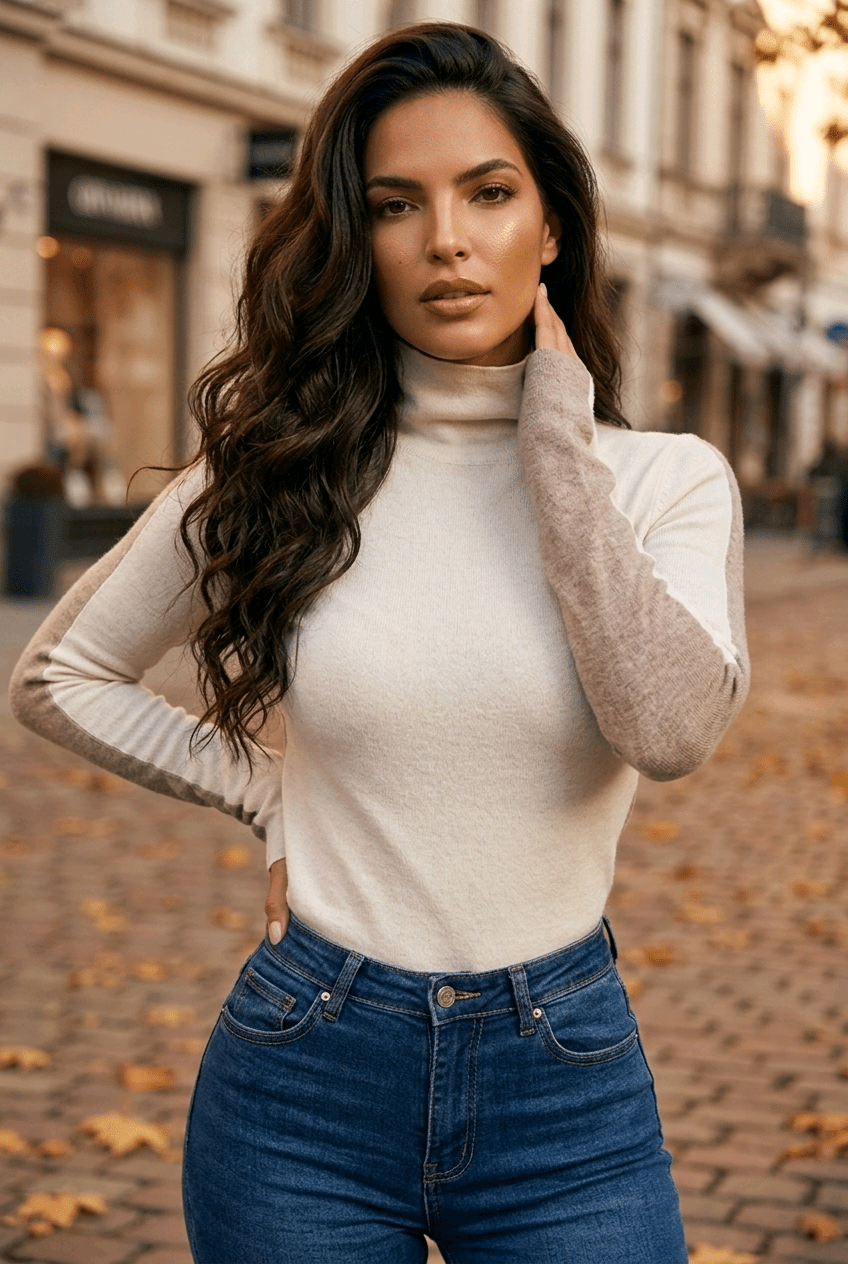 Rollkragenpullover Aivy | Made in Italy - Milano Royal Boutique