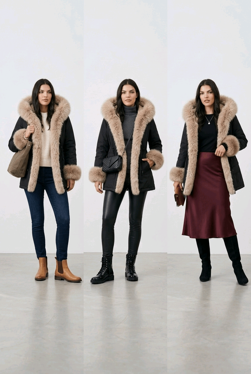 Winterparka Jacke - Milano Royal Boutique